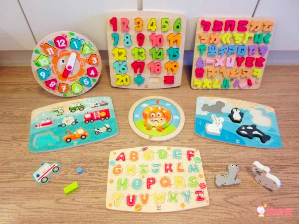 德國【Hape】天然實木質感立體拼圖 ✖ 配對拼圖