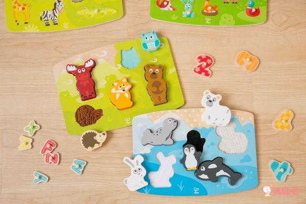 Hape - 森林動物木拼圖