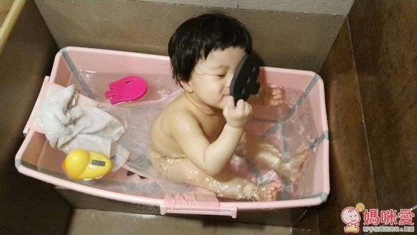  new！日本千趣會寶寶摺疊浴盆用浴網
