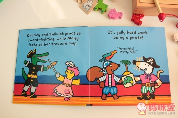 《小鼠波波海盜船》立體書 內頁（3Y+）