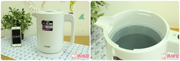 TIGER 虎牌 1.0L 提倒式電器快煮壺