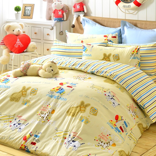 義大利 Fancy Belle 防蹣抗菌舖棉兩用被床包組