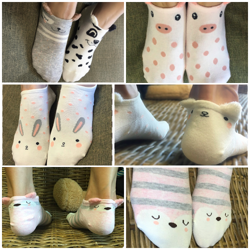 動物耳朵造型襪