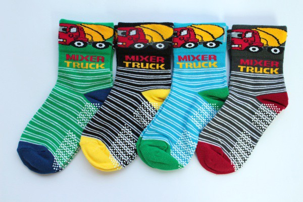 車車寬口止滑童襪