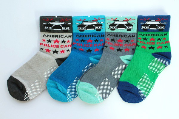 車車寬口止滑童襪