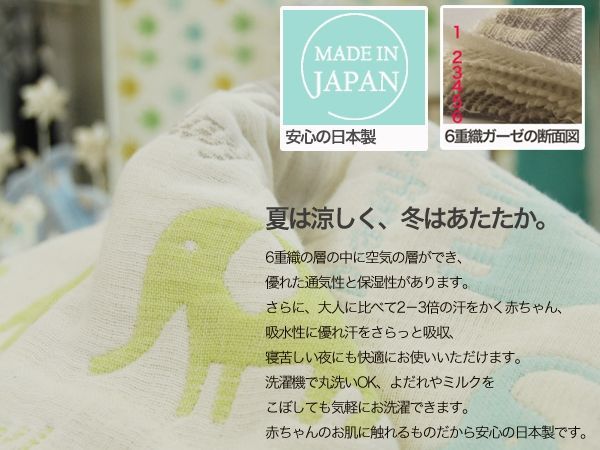 cocodesica 日本製蓬鬆六重紗系列