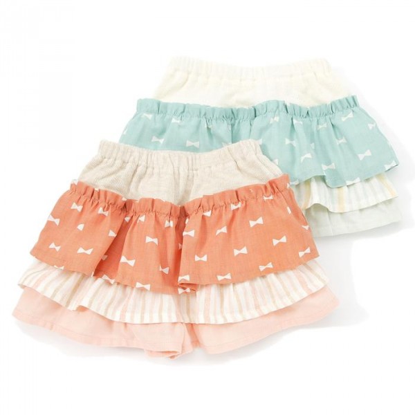 Lily ivory篷篷蝴蝶結褲裙