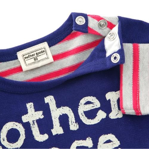 mother goose 假兩件純棉長袖 T
