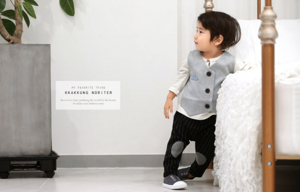 韓國 kkakkungnoriter 男女寶春裝 / 背心/ 薄長袖/ 內搭褲/ 小外套