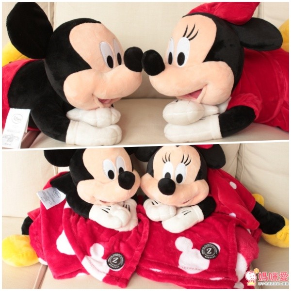 美國Zoobies玩偶毯 迪士尼玩偶