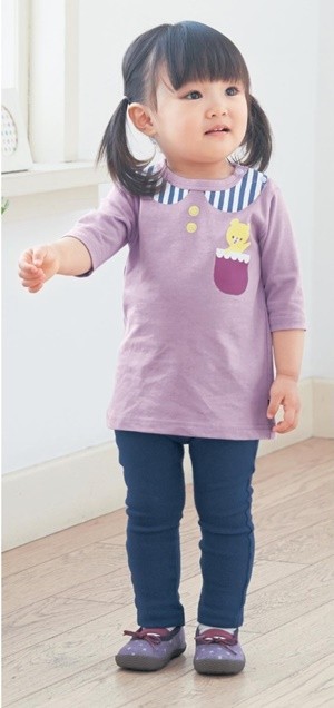 日本千趣會 吸汗快乾七分袖純棉長T恤