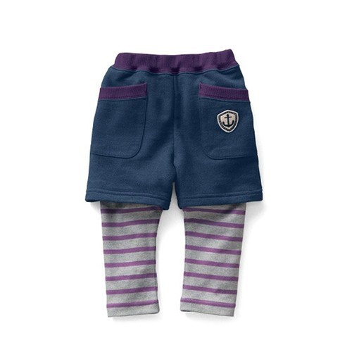 日本千趣會 兩件式條紋褲 70 cm