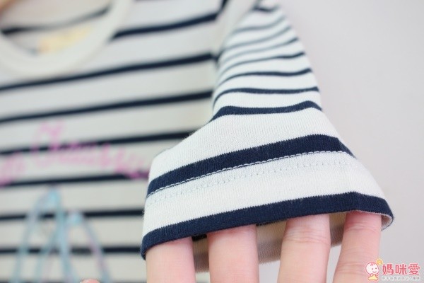 日本千趣會 印花七分袖純棉長T恤