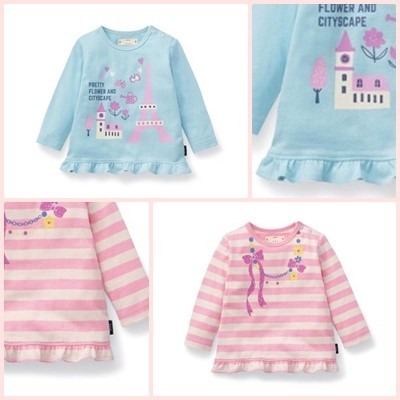 日本千趣會 印花長袖純棉T恤