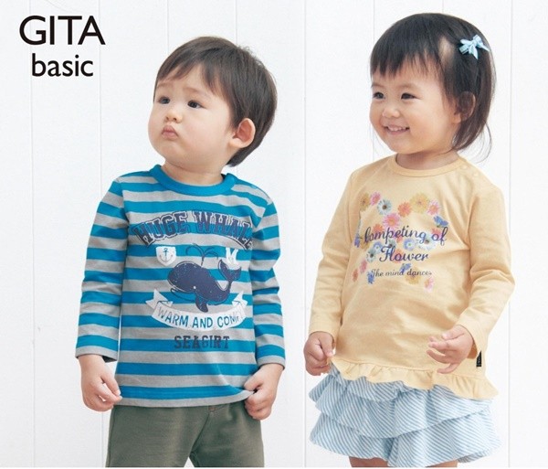 日本千趣會 印花長袖純棉T恤