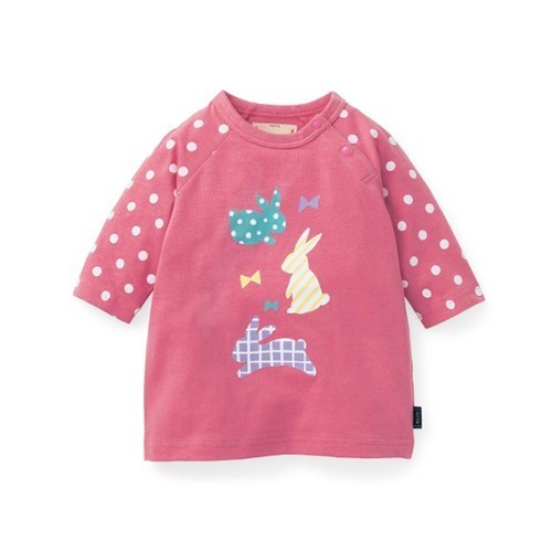 日本千趣會 吸汗快乾七分袖純棉長T恤