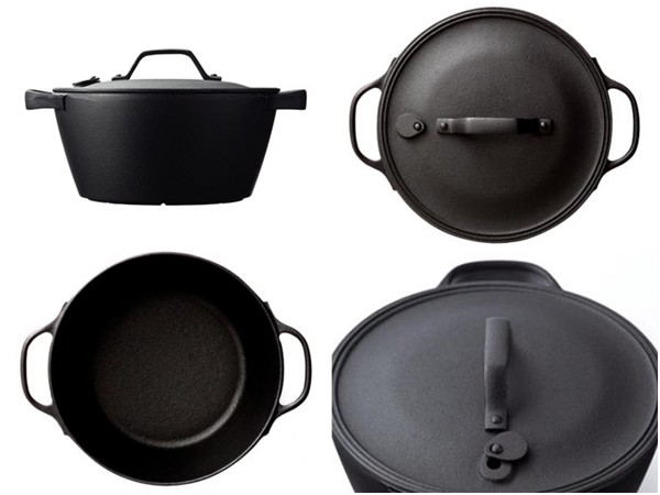 日本 OIGEN 日本製經典款圓深型鑄鐵煮鍋