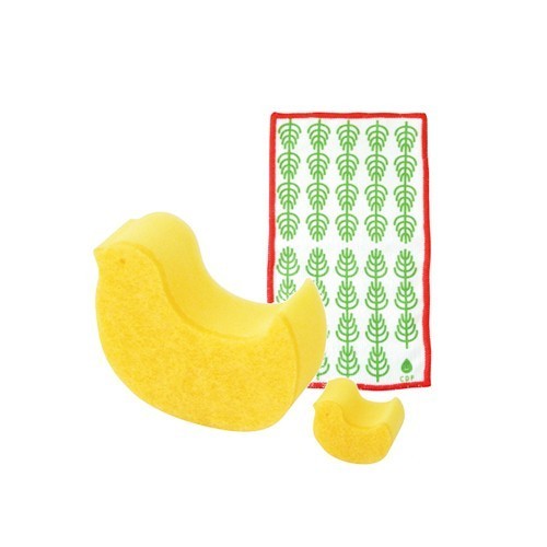 動物親子海綿抹布組