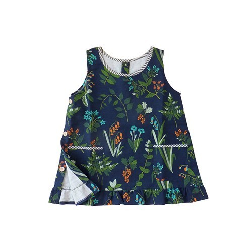 英倫花卉兒童圍裙
