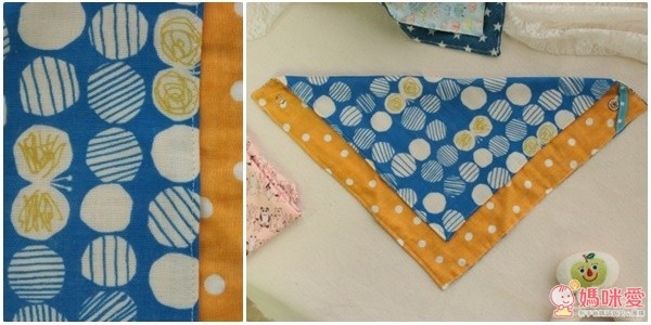 藍圈圈x黃白點點