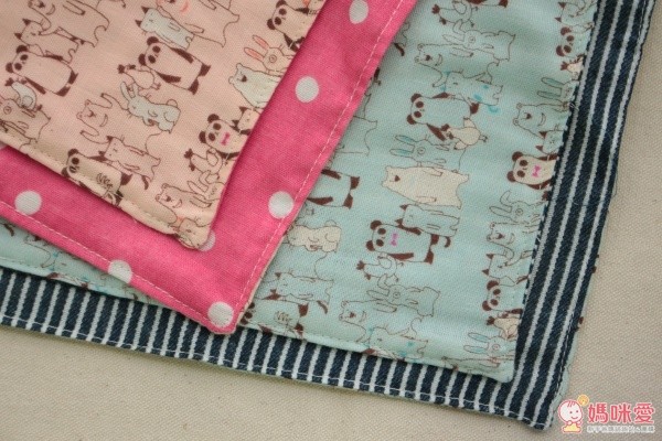 日本媽咪純手工三角圍兜 ✖ 手帕兩用巾