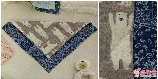 白熊x民族風花紋