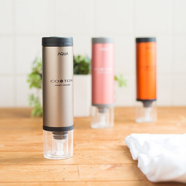 日本製 AQUA COTON 掌上型手持洗衣機