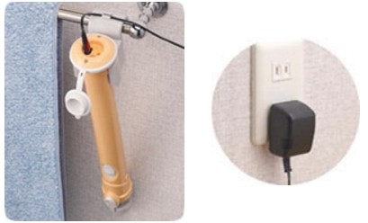 日本 PUROB 充電式長柄浴室清潔刷