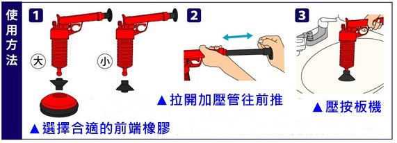 日本加壓式排水管清潔槍