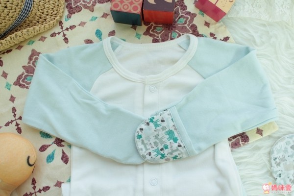 天然有機棉的美國 goumikids 嬰兒睡袍、防抓手套