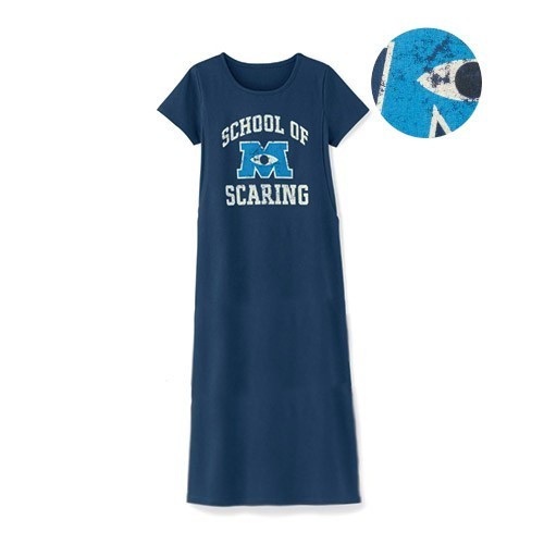 迪士尼哺乳親子短袖長洋裝