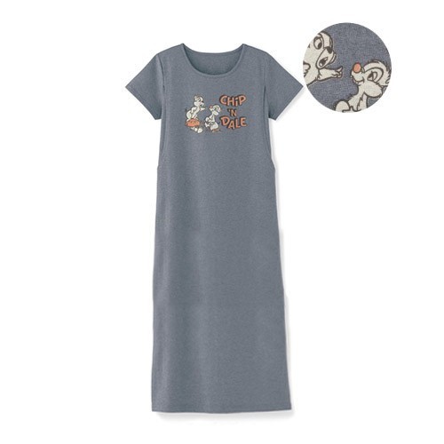 迪士尼哺乳親子短袖長洋裝