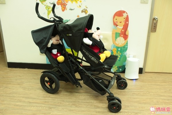 英國 Micralite twofold 多功能輕便雙人推車