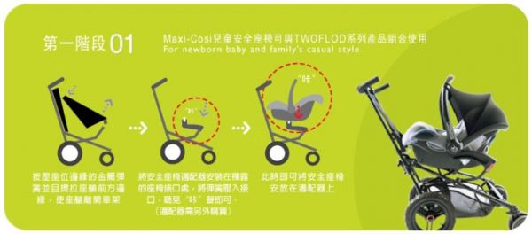 英國 Micralite twofold 多功能輕便雙人推車