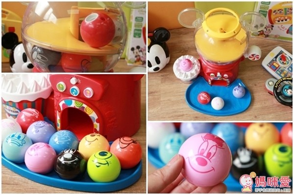 日本 TAKARA TOMY 米奇顏色球球轉轉樂