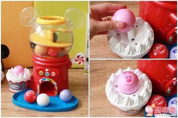 日本 TAKARA TOMY 米奇顏色球球轉轉樂