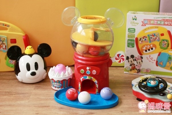 日本 TAKARA TOMY 米奇顏色球球轉轉樂