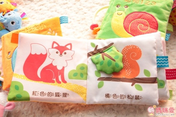 寶寶的觸覺認知布書:動物 123 +動物比大小+彩色動物園