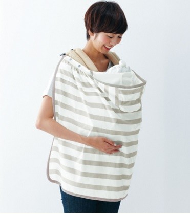 日本 Benesse ✖ Urban Research Doors合作款 5way 推車蓋巾：條紋