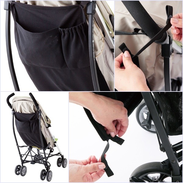 日本 Benesse 推車用防路面熱氣折射蓋巾：米、黑