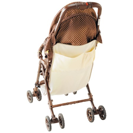 日本 Benesse 推車用防路面熱氣折射蓋巾：米、黑