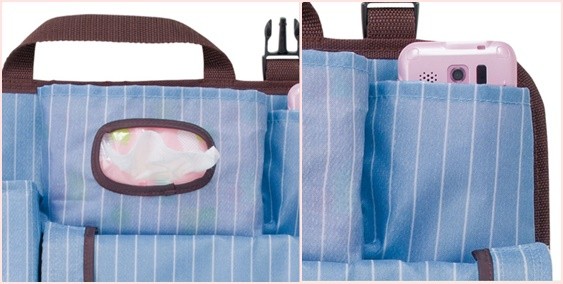 日本 Benesse 史努比車用收納袋