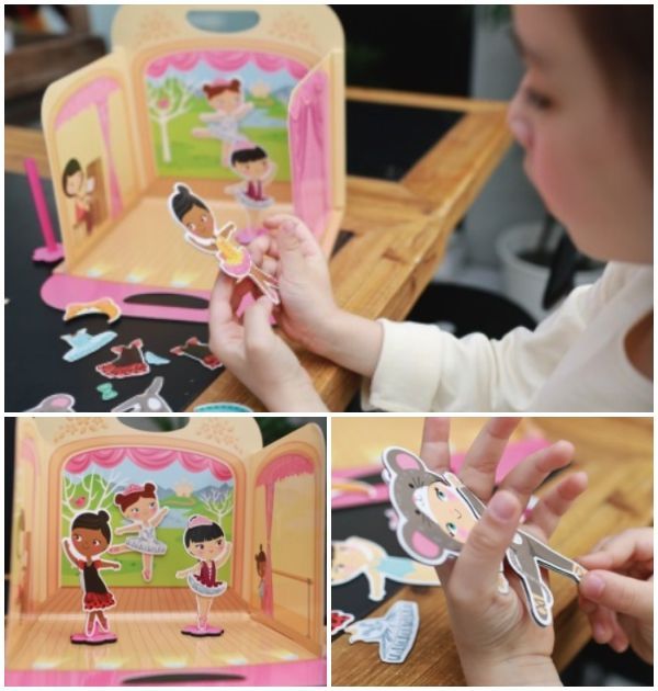 打開就有豐富場景！澳洲【Tiger Tribe】磁鐵玩具＆輕巧著色盒