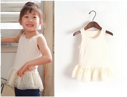 日本 Toridory 背心紗裙下襬