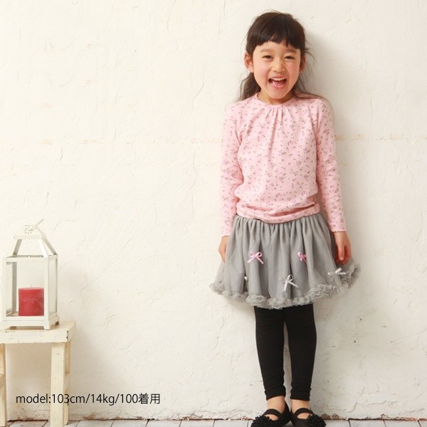 Toridory 小蝴蝶結蓬蓬紗裙內搭長褲