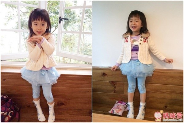 Toridory 大蝴蝶結蛋糕紗裙七分內搭褲