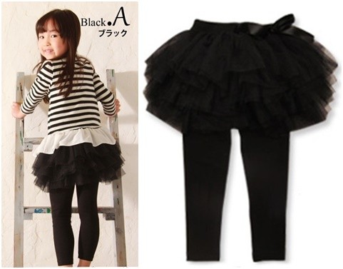 Toridory 大蝴蝶結蛋糕紗裙內搭長褲