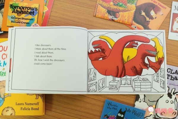 麥克兒童外文書店 - 廖彩杏老師有聲書-IF DINOSAURS CAME BACK/書+CD