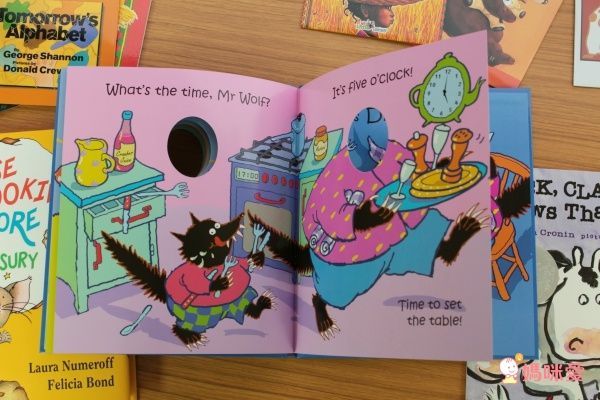 麥克兒童外文書店 - 廖彩杏老師有聲書-WHATS TIME MR WOLF/書+CD