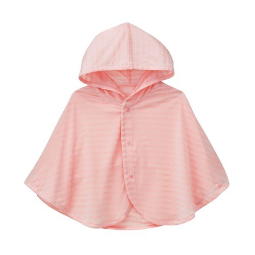 Benesse 輕薄防蚊蟲條紋斗篷